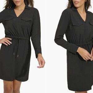 Calvin Klein Comm Long Sleeve Shirtdress